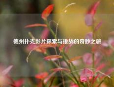 德州扑克影片探索与挑战的奇妙之旅