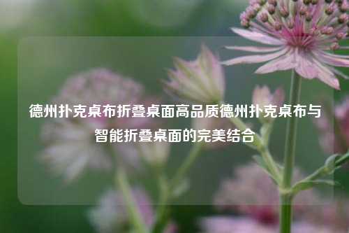 德州扑克桌布折叠桌面高品质德州扑克桌布与智能折叠桌面的完美结合