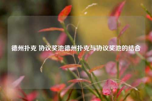 德州扑克 协议奖池德州扑克与协议奖池的结合