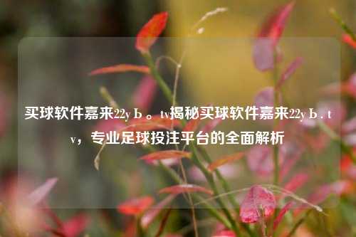 买球软件嘉来22yЬ。tv揭秘买球软件嘉来22yЬ. tv，专业足球投注平台的全面解析